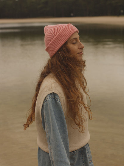 Bonnet en laine mérinos Fonzie Adulte BUBBLEGUM