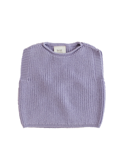 Baby merino Harvey vest LILAC