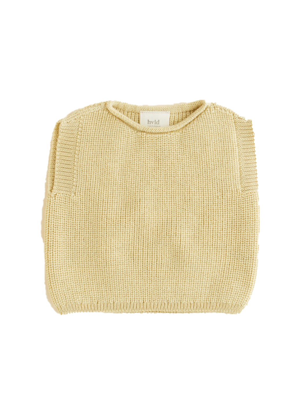 Gilet Harvey in baby merino LIGHT YELLOW
