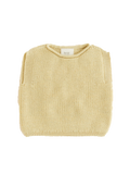 Baby merino Harvey vest LIGHT YELLOW