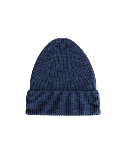 Čepice z merino vlny Fonzie pro dospělé BLUE