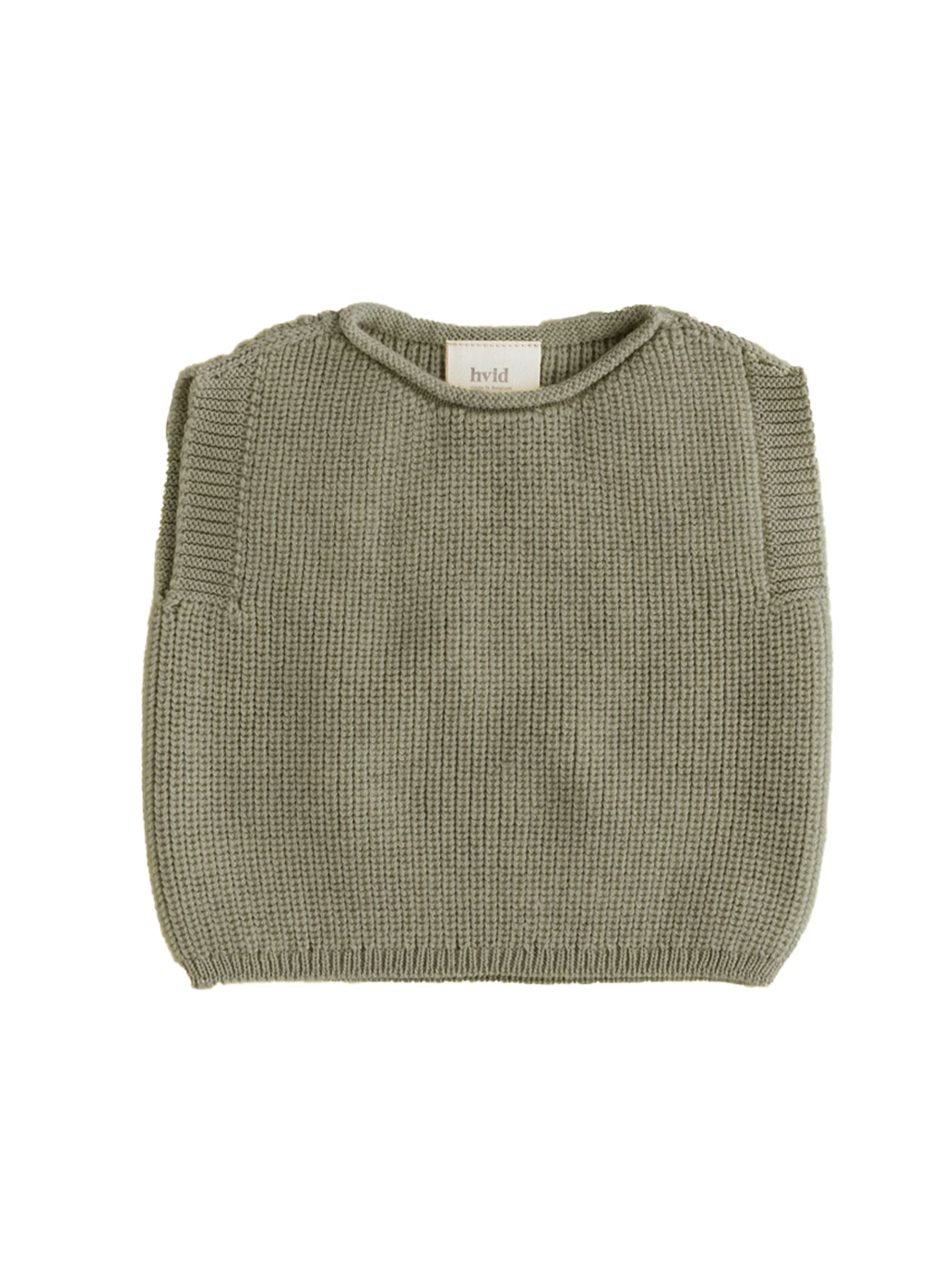 Baby merino Harvey vest ARTICHOKE