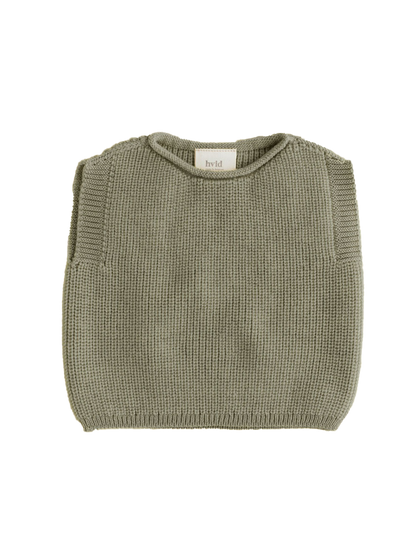 Baby merino Harvey vest ARTICHOKE