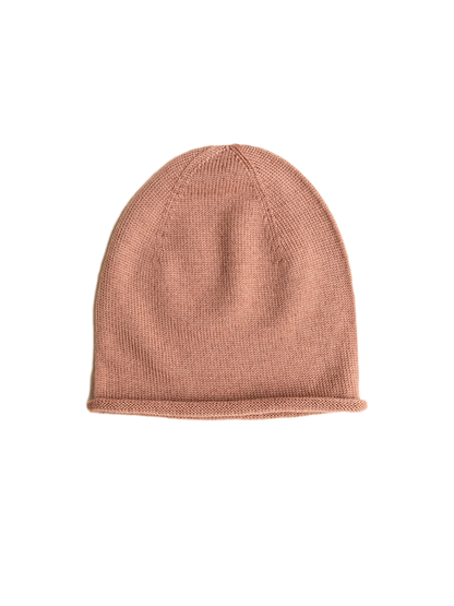 Cappello Efa Beanie sottile in lana merino per tutto l'anno TERRACOTTA