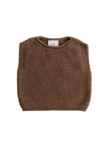 Baby merino Harvey vest MOCHA