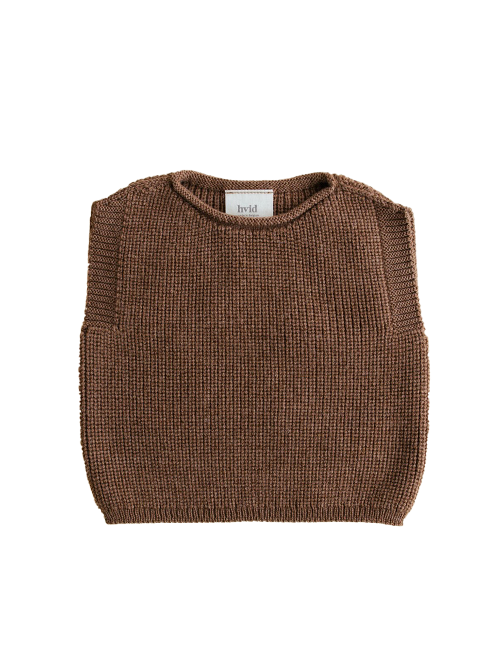 Baby merino Harvey vest MOCHA