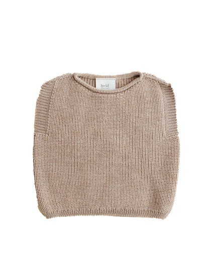 Baby merino Harvey vest SAND