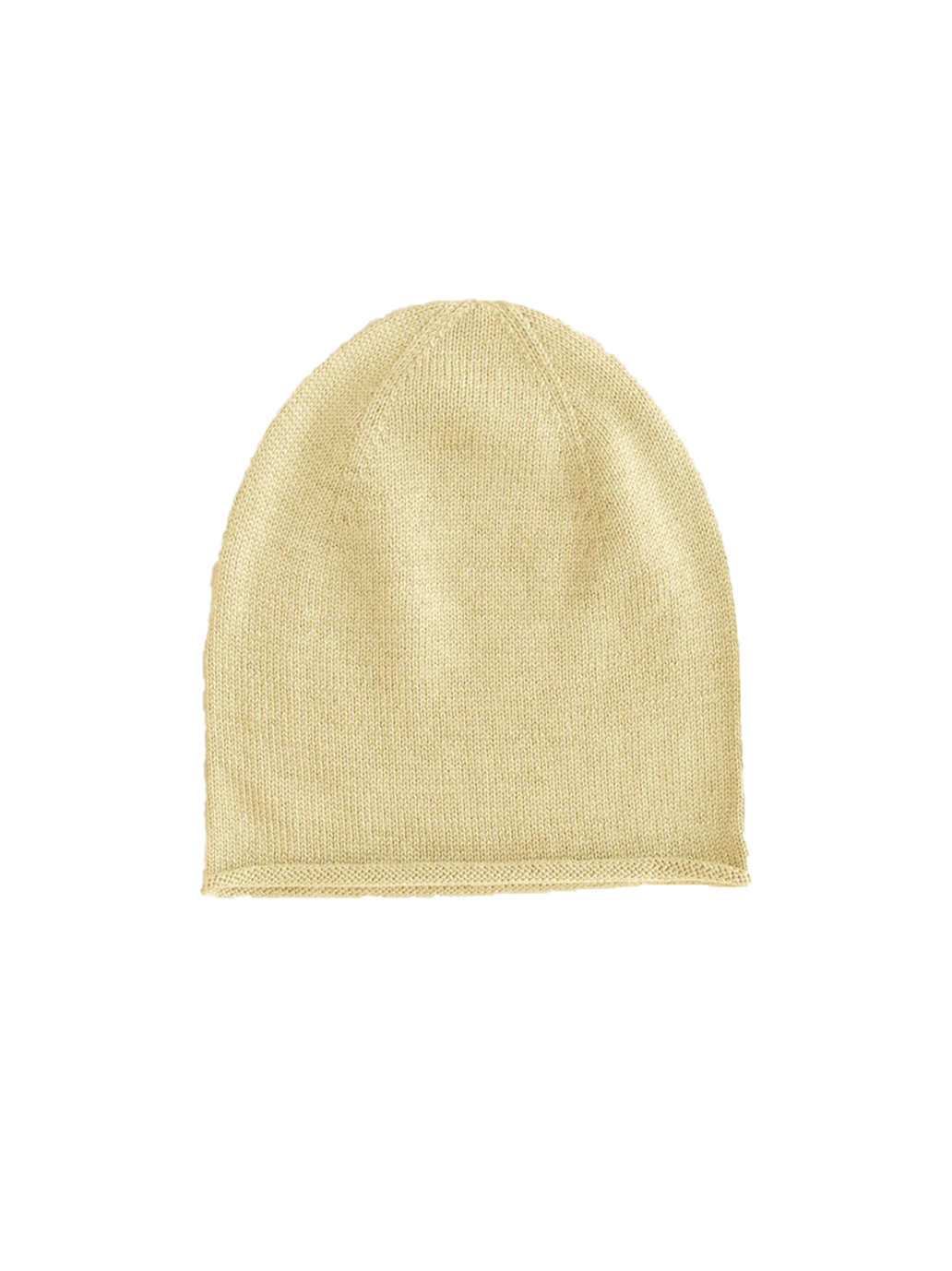 Cappello Efa Beanie sottile in lana merino per tutto l'anno LIGHT YELLOW