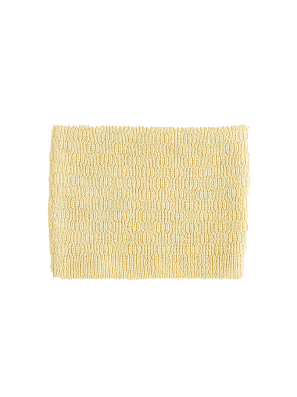 Scarf made of soft merino wool Gigi LIGHT YELLOW
