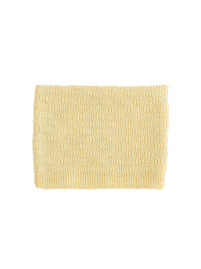 Scarf made of soft merino wool Gigi LIGHT YELLOW