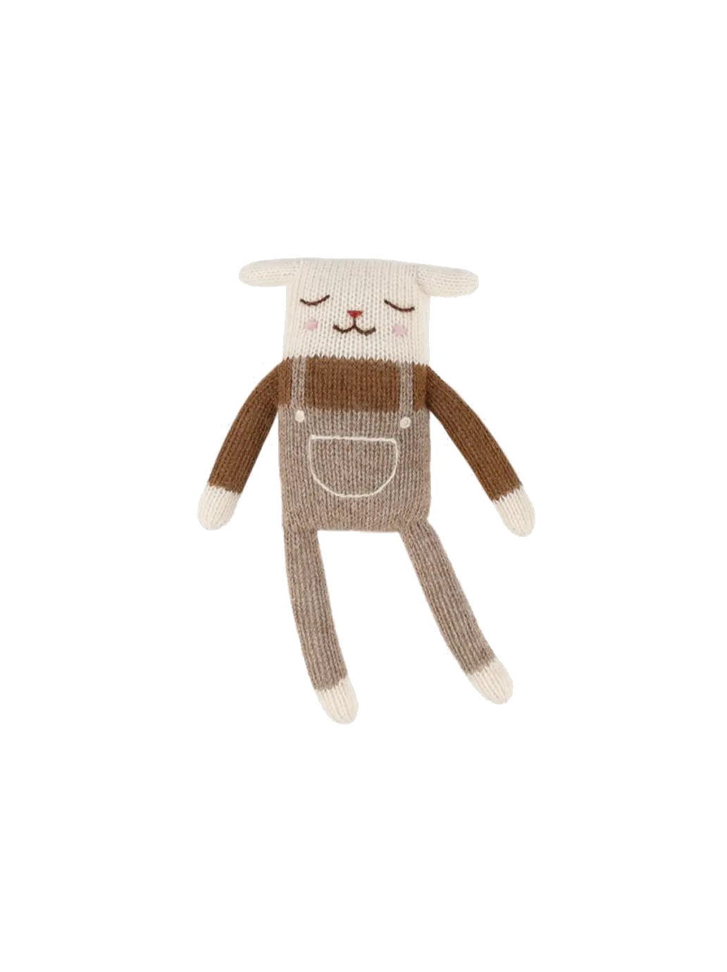 М'яка м'яка іграшка альпака LAMB OAT OVERALLS