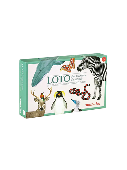 gra edukacyjna Animal Lotto Moulin Roty BEBE Concept 