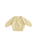Bezešvý svetr z merino vlny Georgette LIGHT YELLOW