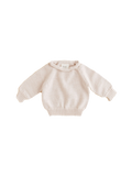 Bezešvý svetr z merino vlny Georgette CREAM