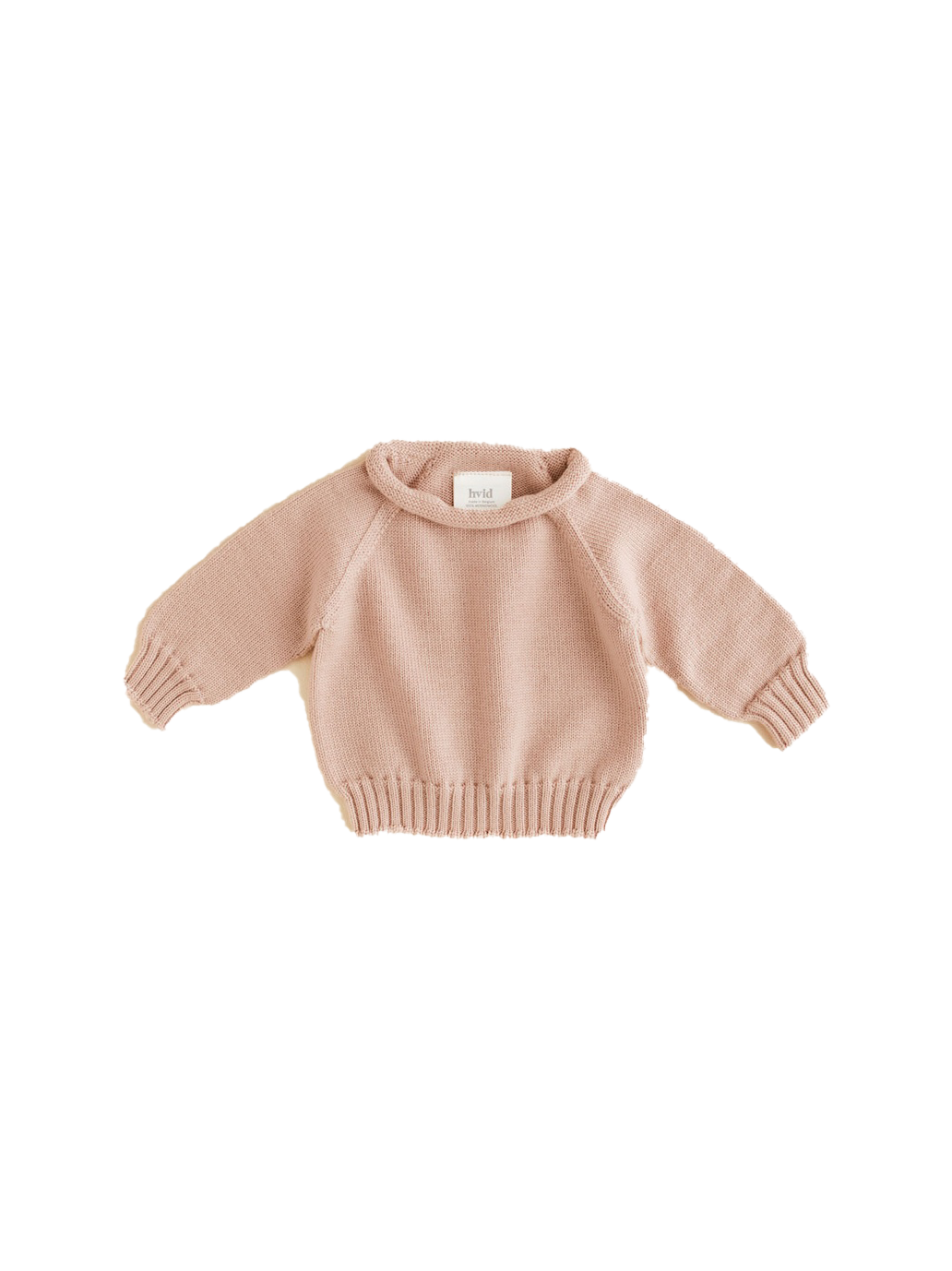 Maglia in georgette di lana merino senza cuciture APRICOT