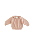 Bezešvý svetr z merino vlny Georgette APRICOT