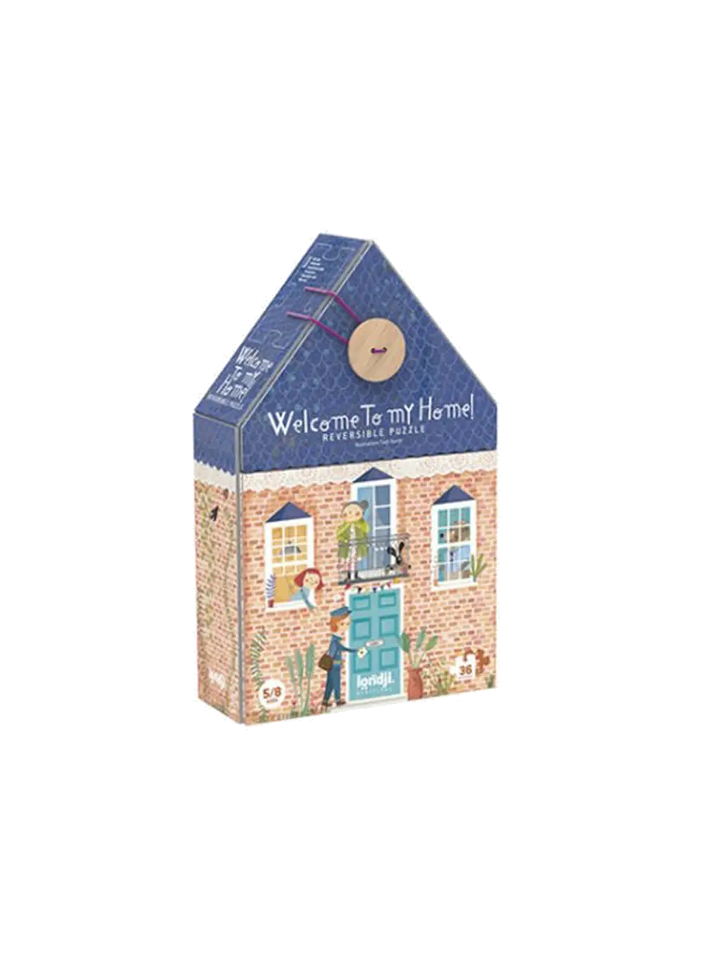Dwustronne puzzle Welcome to my home Londji BEBE Concept 
