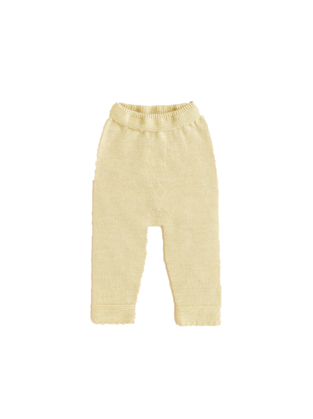 Pantalone senza cuciture Guido in lana merino LIGHT YELLOW