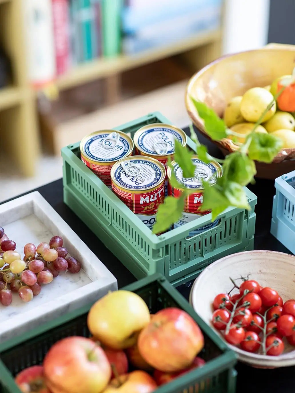 Skrzynka modułowa z recyclingu Made Crate BEBE Concept 