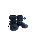 měkké kozačky z merino vlny BLUE