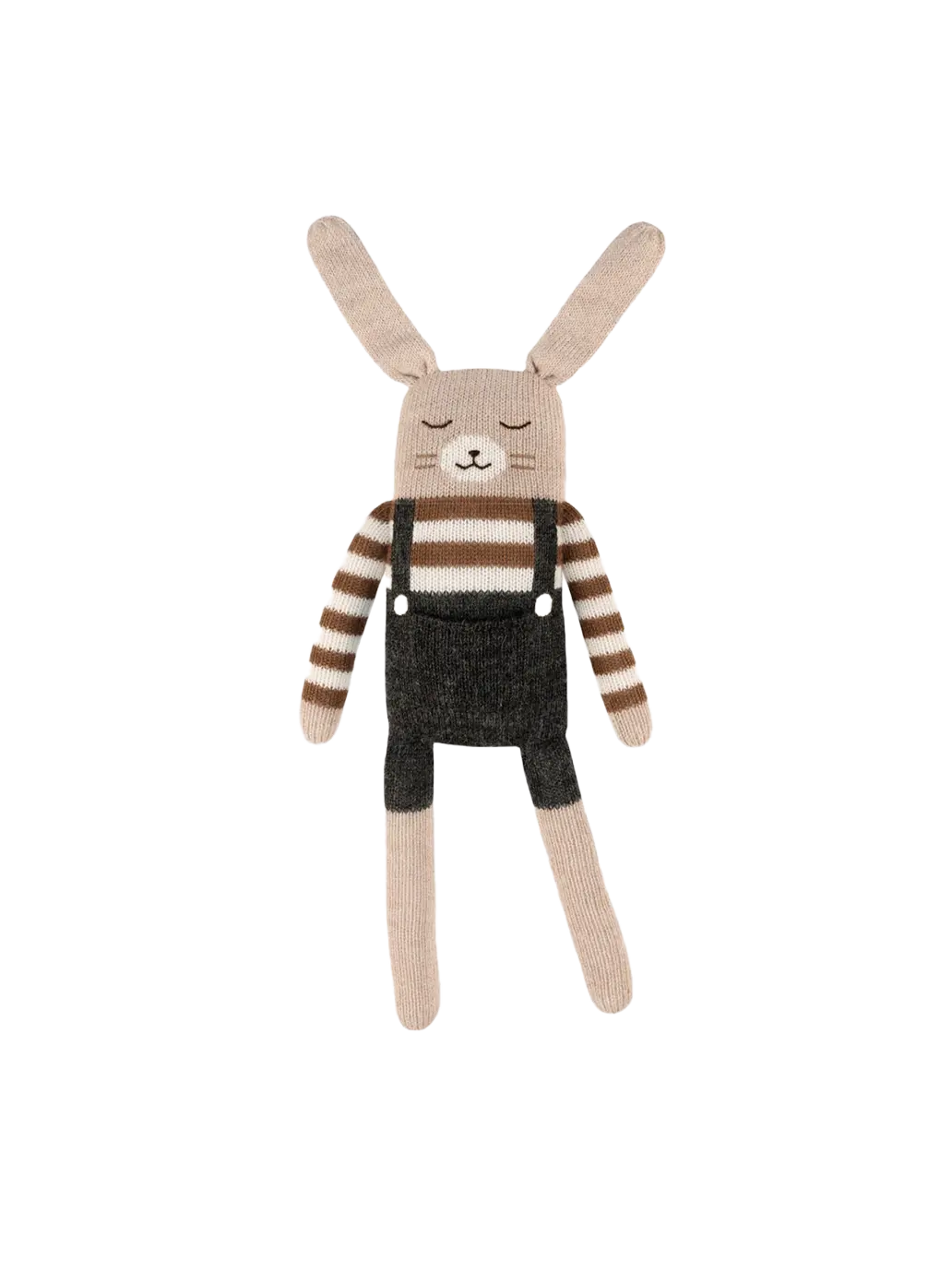 Велика м&amp;#39;яка іграшка альпака BUNNY BLACK OVERALLS