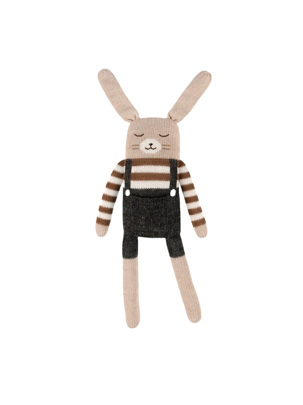 Duża przytulanka z alpaki BUNNY BLACK OVERALLS