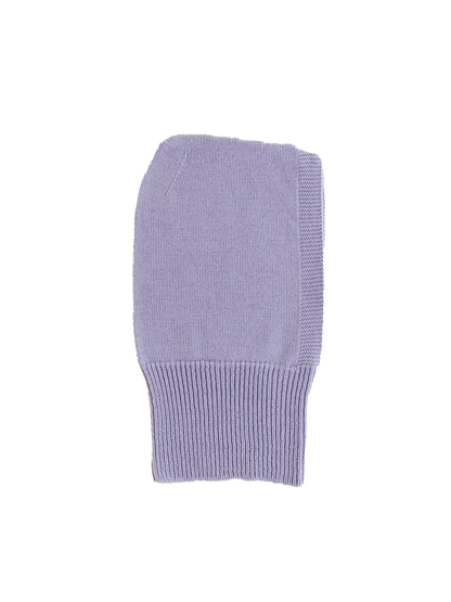 Cagoule en laine mérinos LILAC