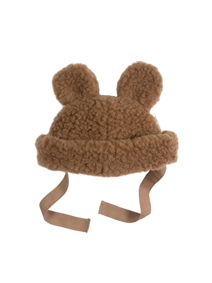 Cappello di peluche in lana merino BRUNO