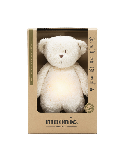 summender Bio-Teddybär mit Nachttischlampe WHITE