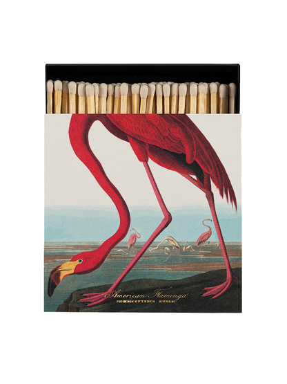 Luxusní zápalky v ozdobné krabičce THE AMERICAN FLAMINGO