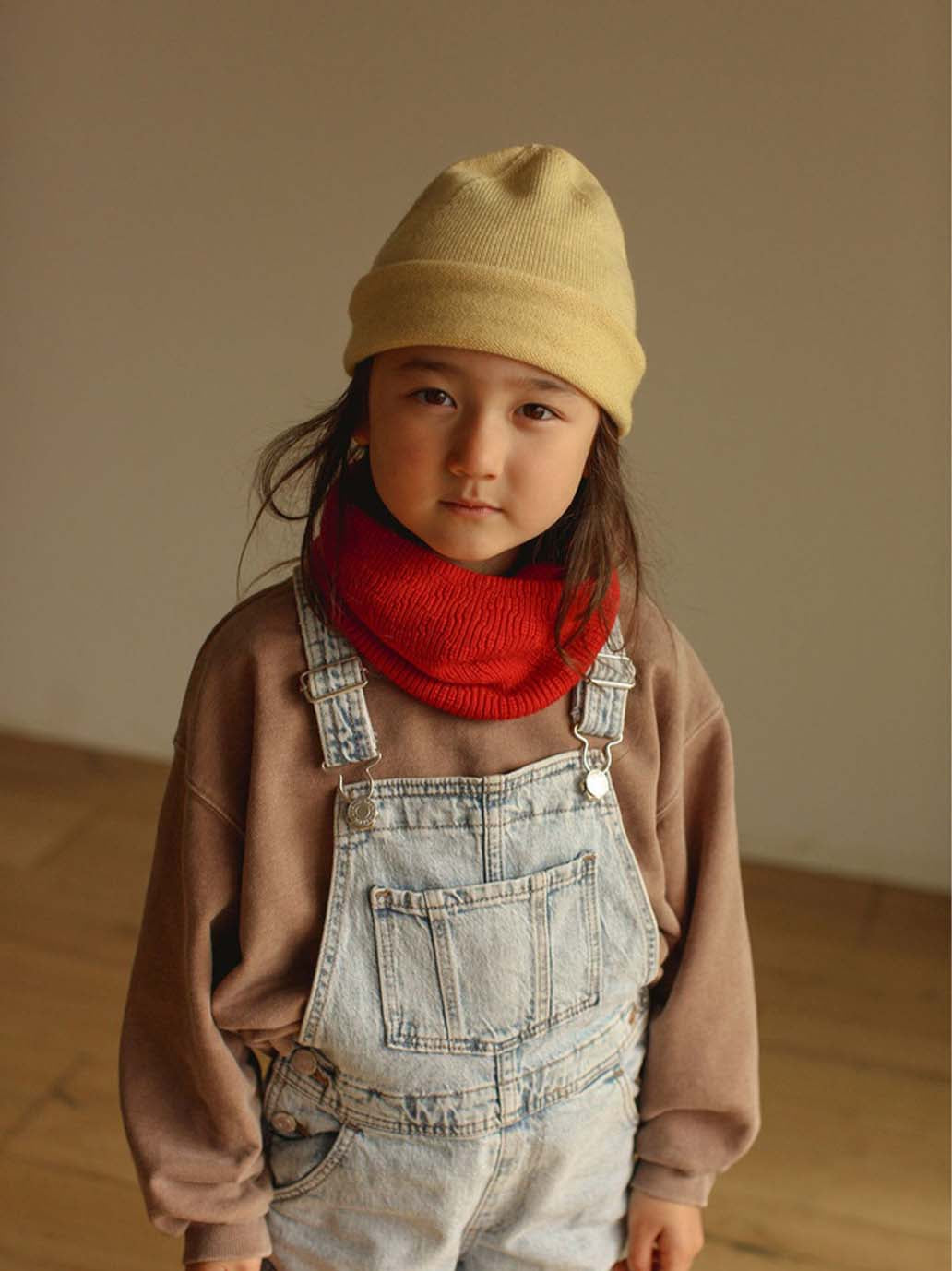Cappello Efa Beanie sottile in lana merino per tutto l'anno LIGHT YELLOW