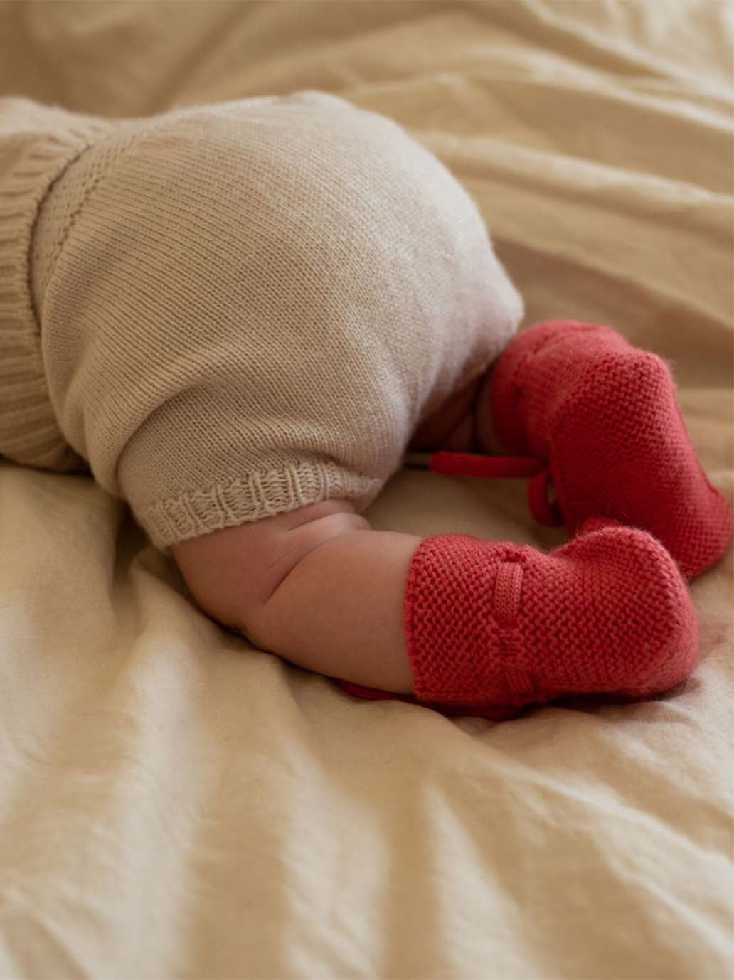 Weiche Stiefeletten aus Merinowolle LOLLIPOP