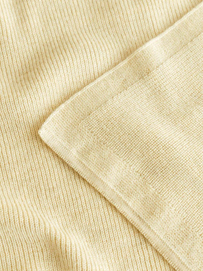 Kocyk merino Felix LIGHT YELLOW