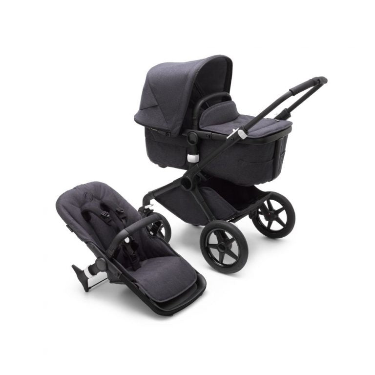 OUTLET Wózek 2w1 Bugaboo Fox 3 Edycja Limitowana Mineral black Black washed bébé concept BÉBÉ Concept 