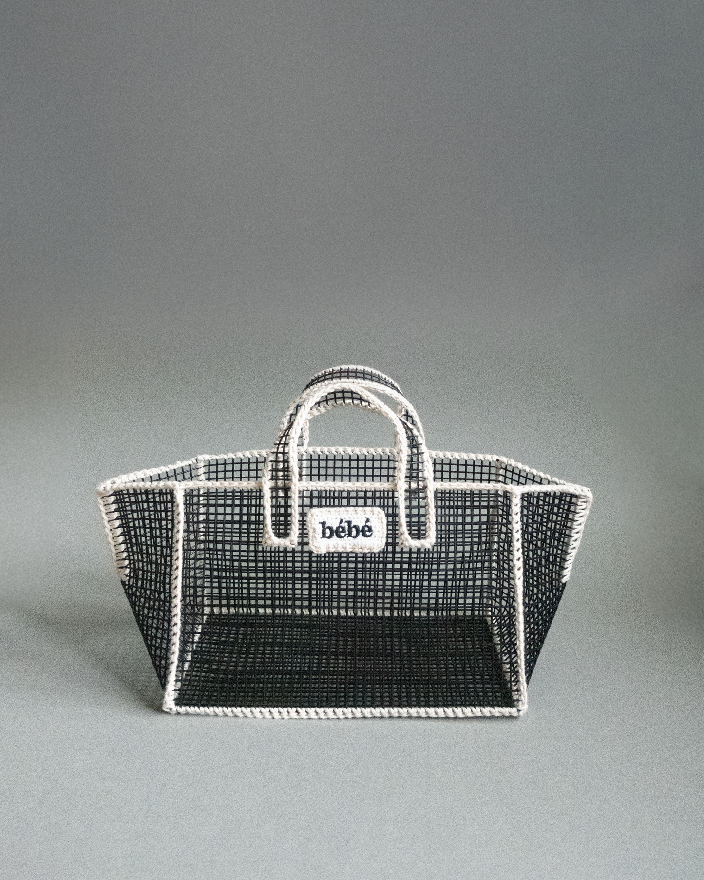 BÉBÉ Limited Candy Basket Black Ecru bébé concept BÉBÉ Concept 