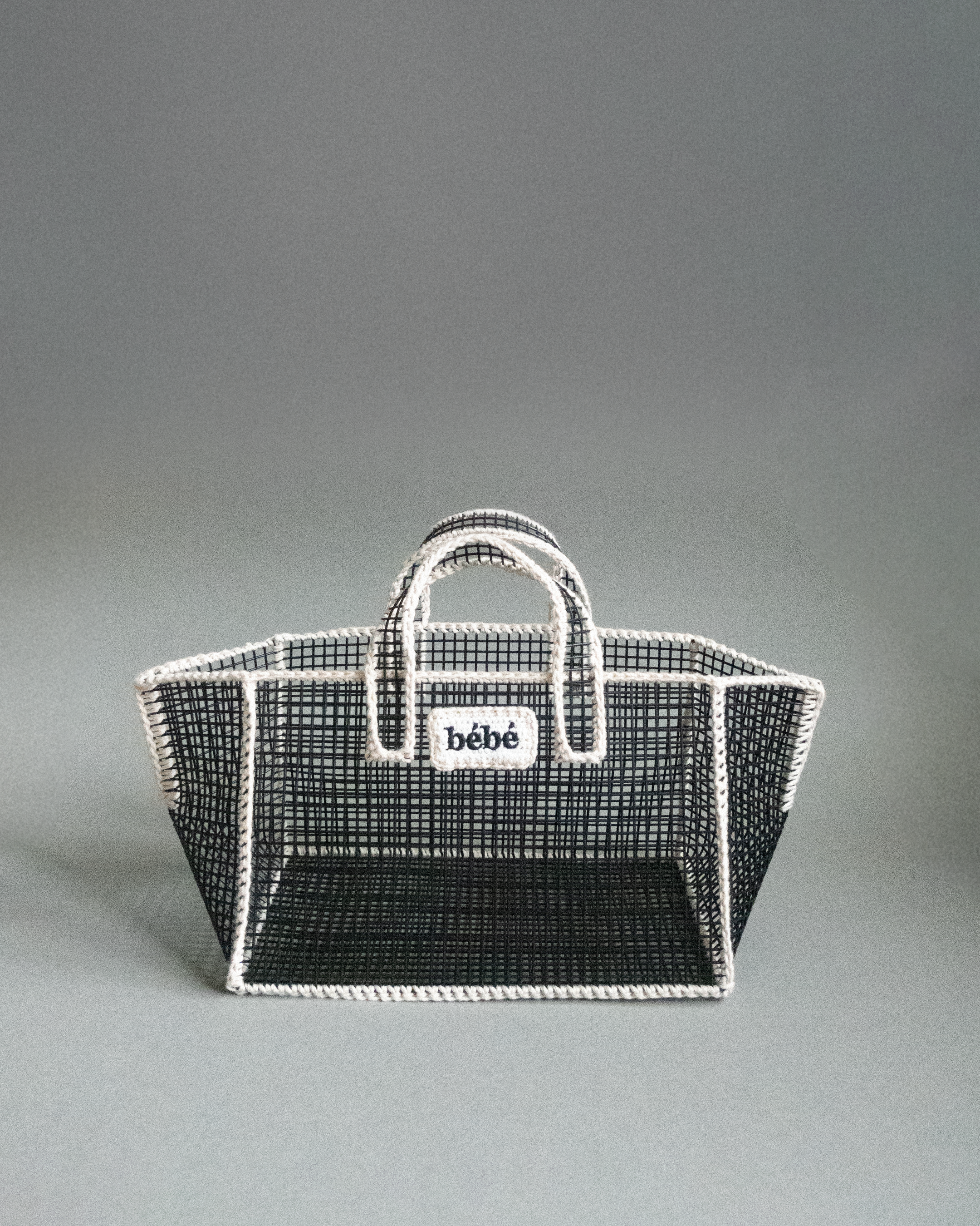 BÉBÉ Limited Candy Basket Black Ecru bébé concept BÉBÉ Concept 