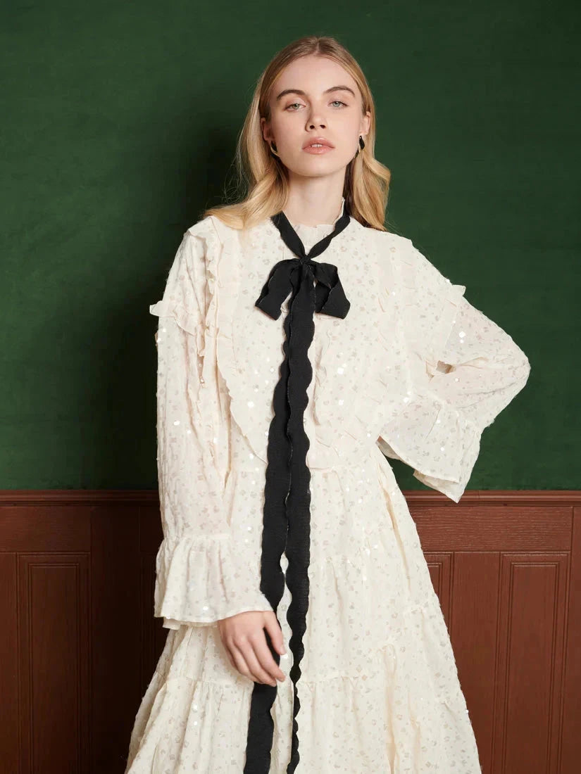 OUTLET Sukienka Midi Chandelier Chiffon S bébé concept BÉBÉ Concept 