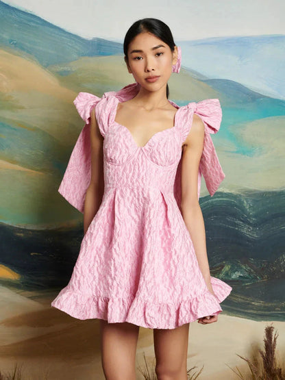 OUTLET Sukienka Mini Reins Jacquard Bow S bébé concept BÉBÉ Concept 