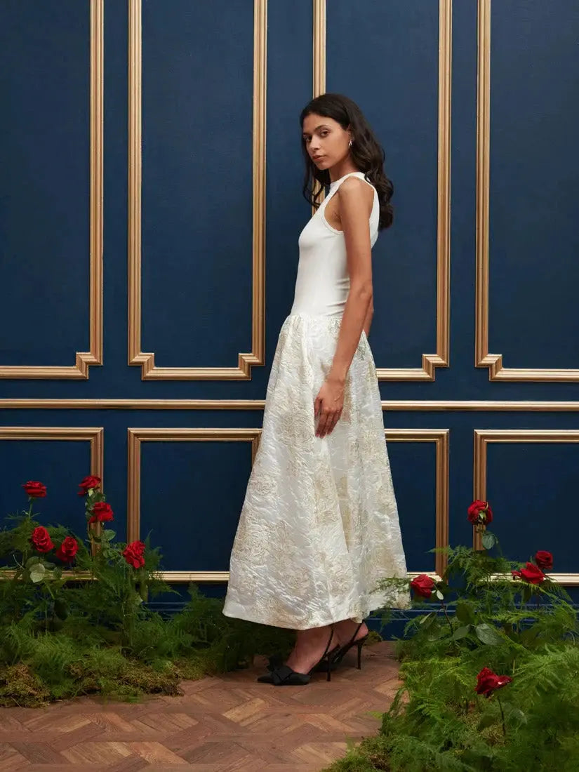 OUTLET Sukienka Midi Sophia Jacquard S bébé concept BÉBÉ Concept 