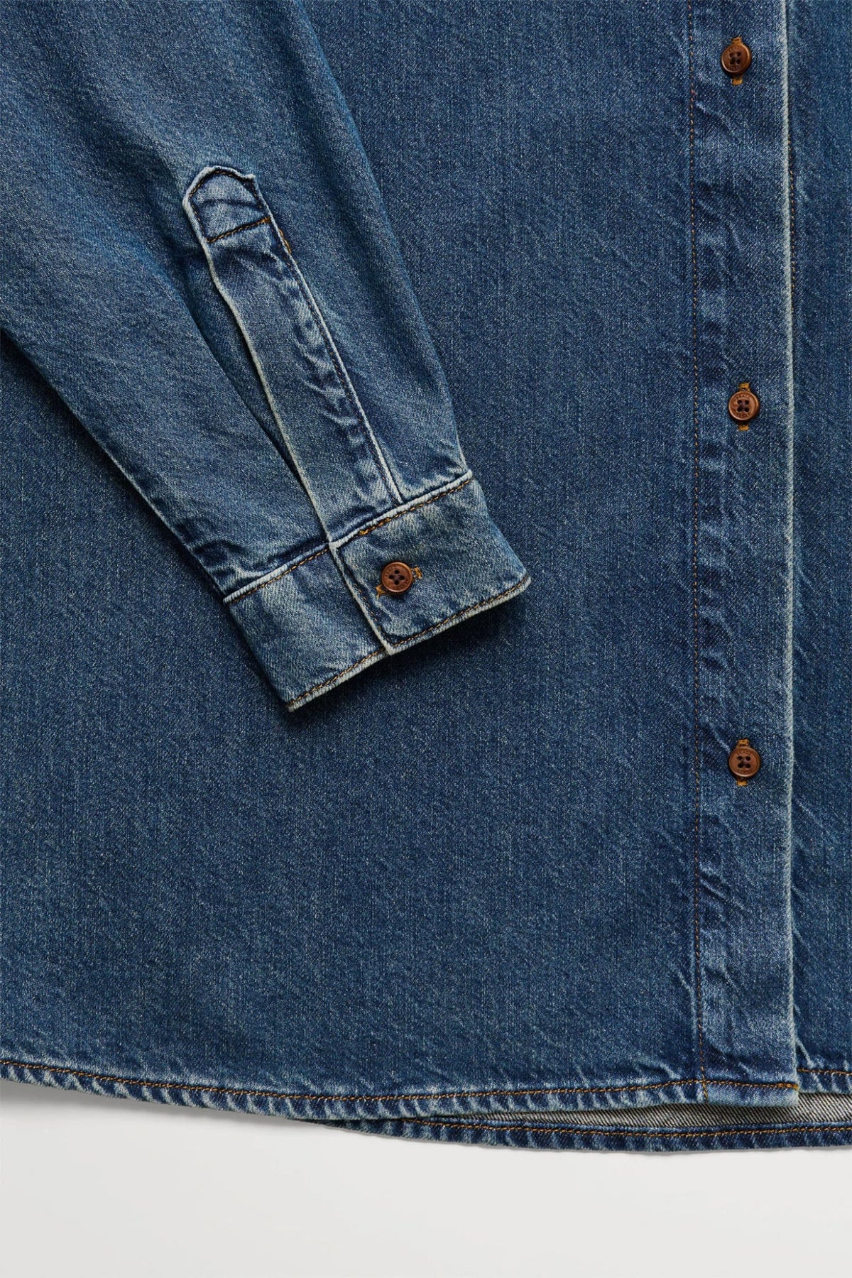 Edgar shirt WASHED DARK BLUE