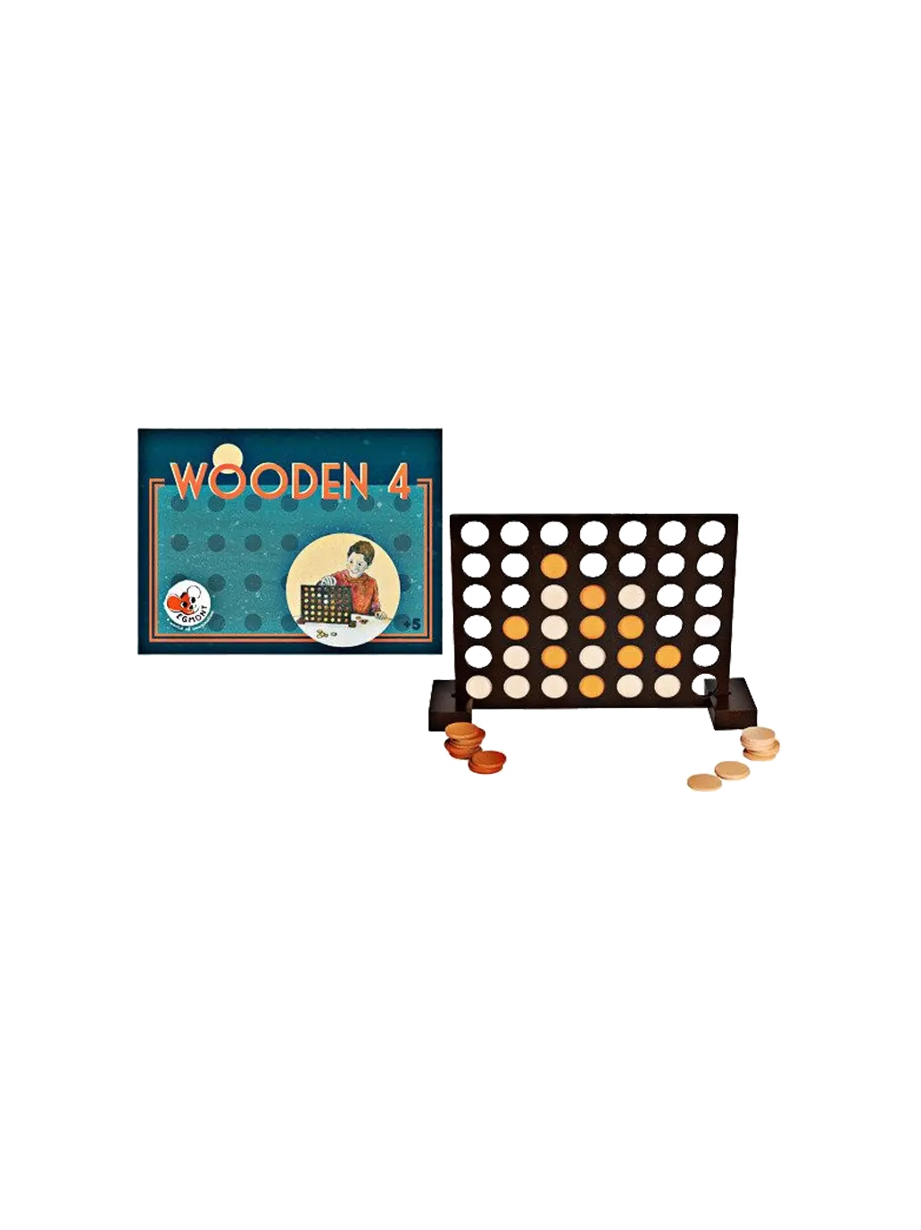 drewniana gra Cztery w rzędzie Egmont Toys BEBE Concept 