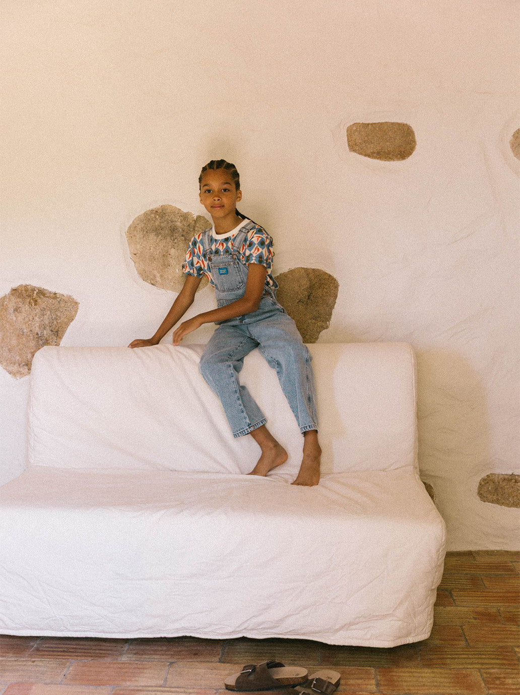 Ogrodniczki dla dzieci DENIM