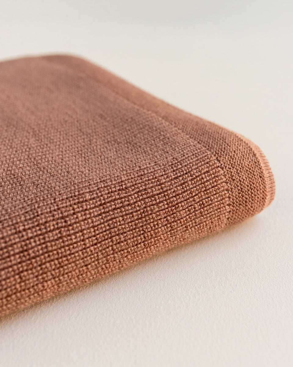 kocyk merino Felix TERRACOTTA