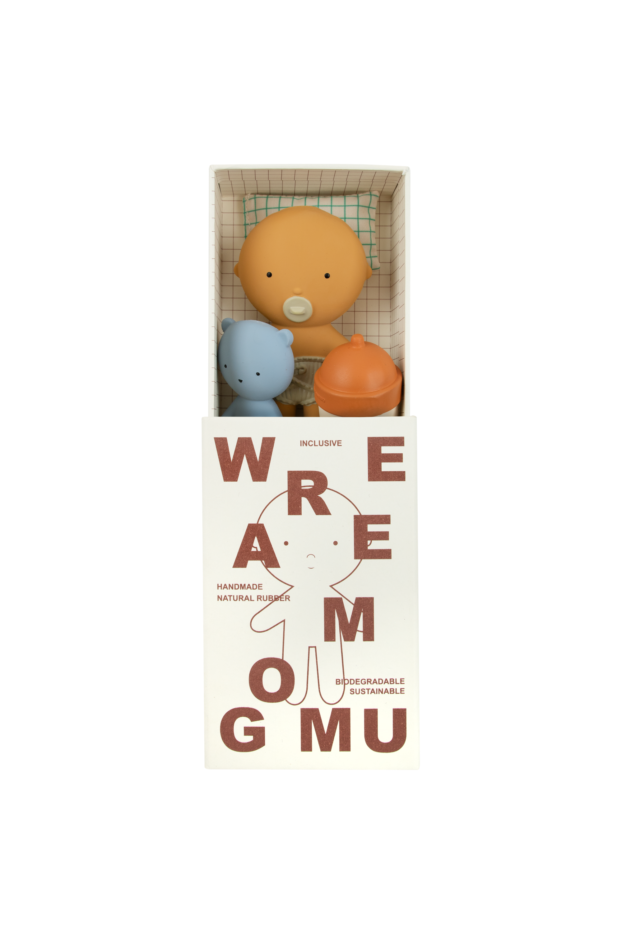 Miniaturowy zestaw z laleczką Gommu Pocket PEACH