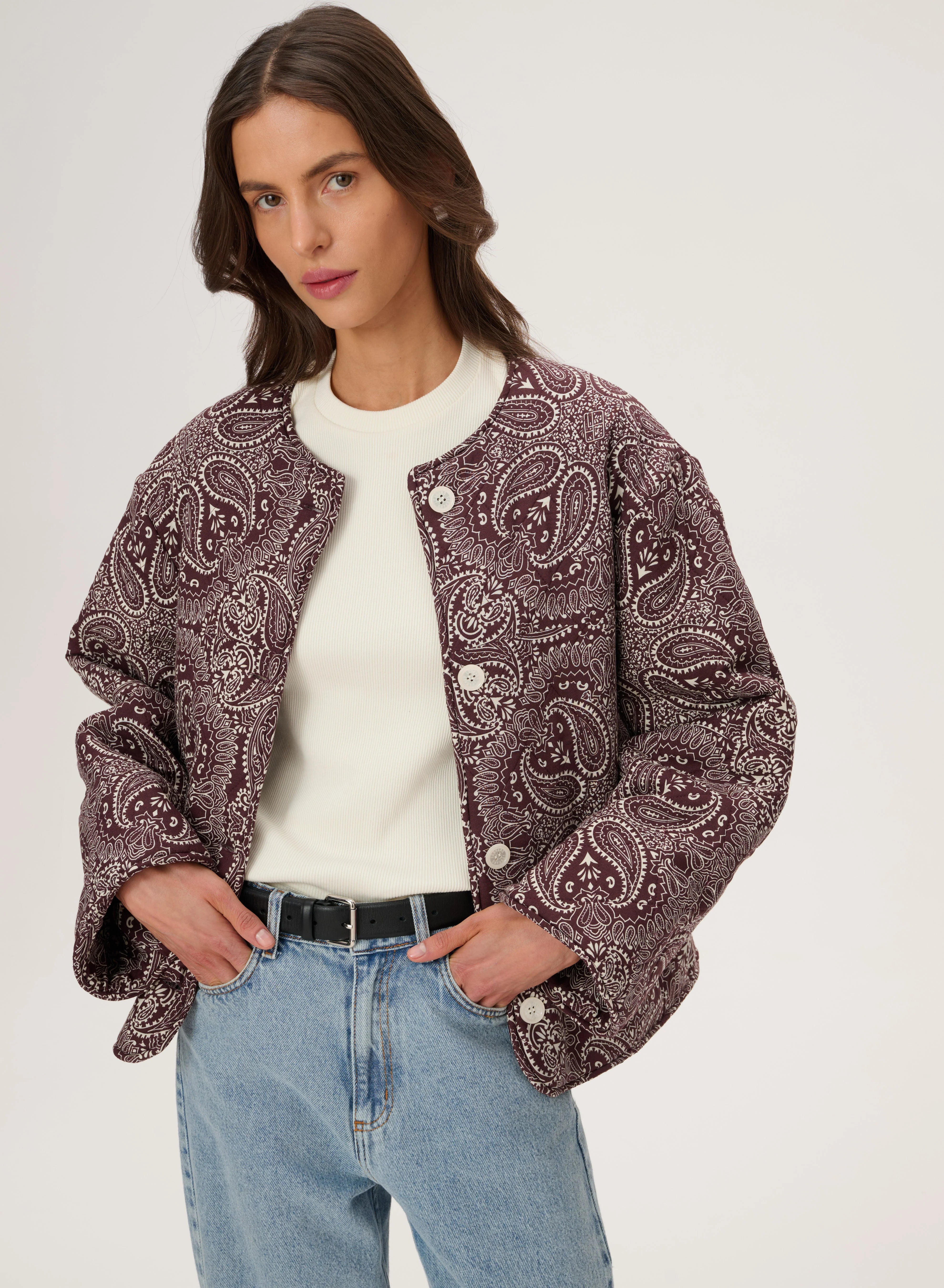 Hana Jacket BURGUNDY