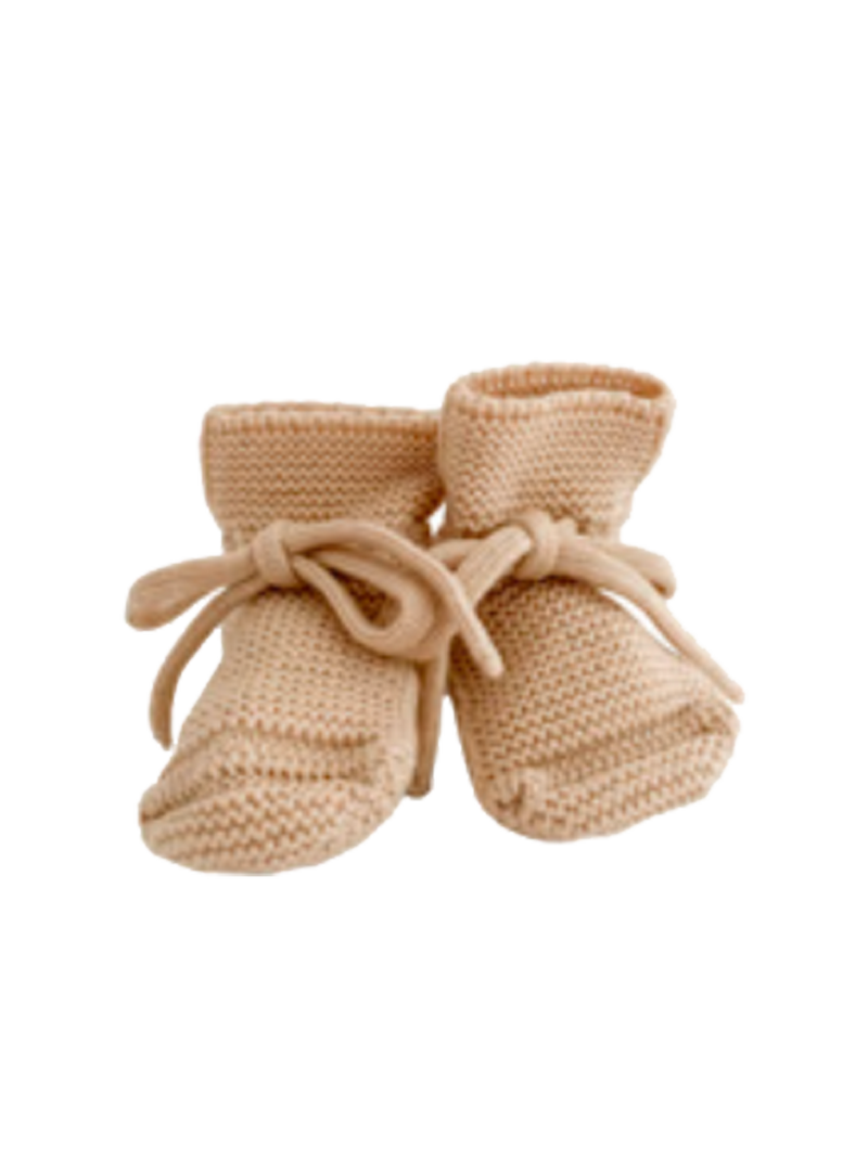 soft Merino wool booties