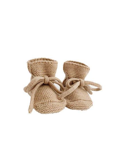 botines suaves de lana merino SAND