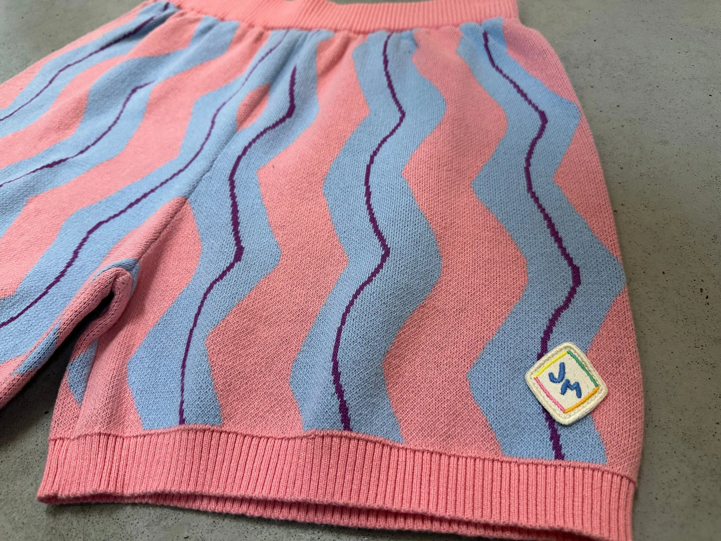 OUTLET Krótkie spodenki Wavy Stripe Knit | rozm. 10-11y bébé concept BEBE Concept 