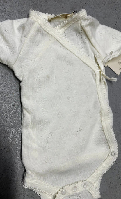 OUTLET Body kopertowe z wełny merino Belita Pointelle | rozm. 50 cm bébé concept BÉBÉ Concept 