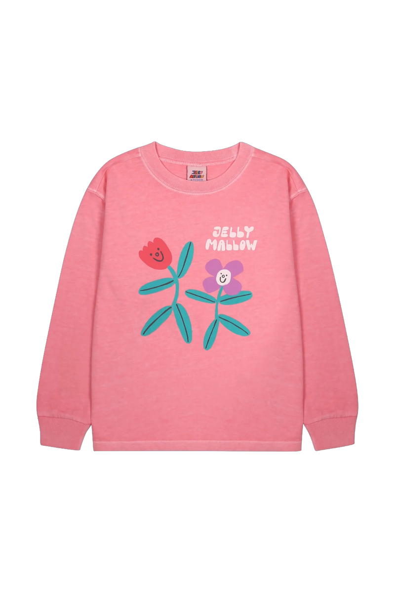 Floral Pig Long-Sleeve T-Shirt
